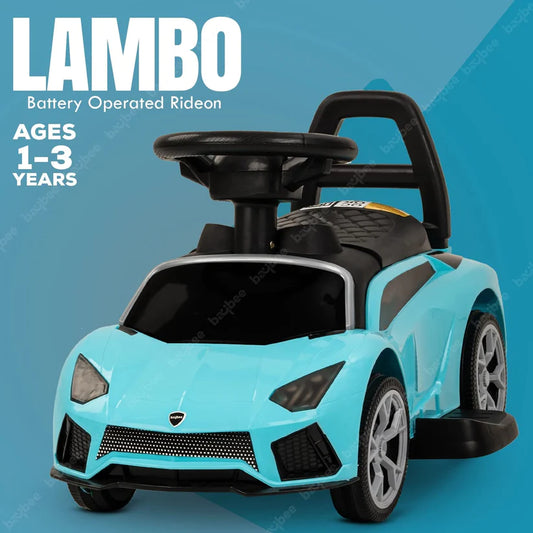 Lambo Electric Rechargeable Rideon Car I Foot Accelerator I 1 to 3 Years