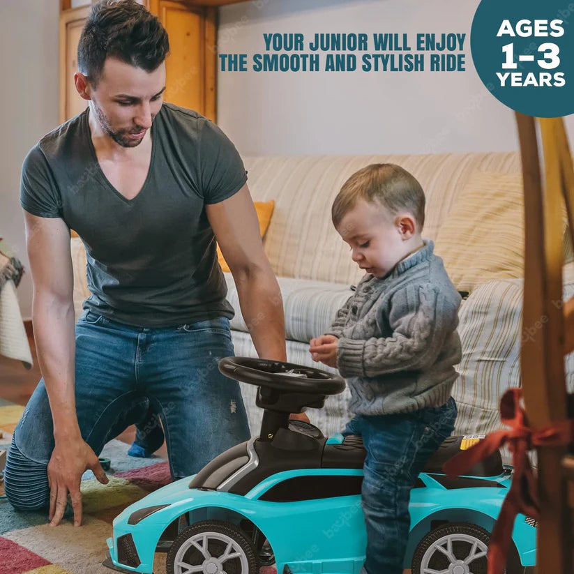 Lambo Electric Rechargeable Rideon Car I Foot Accelerator I 1 to 3 Years