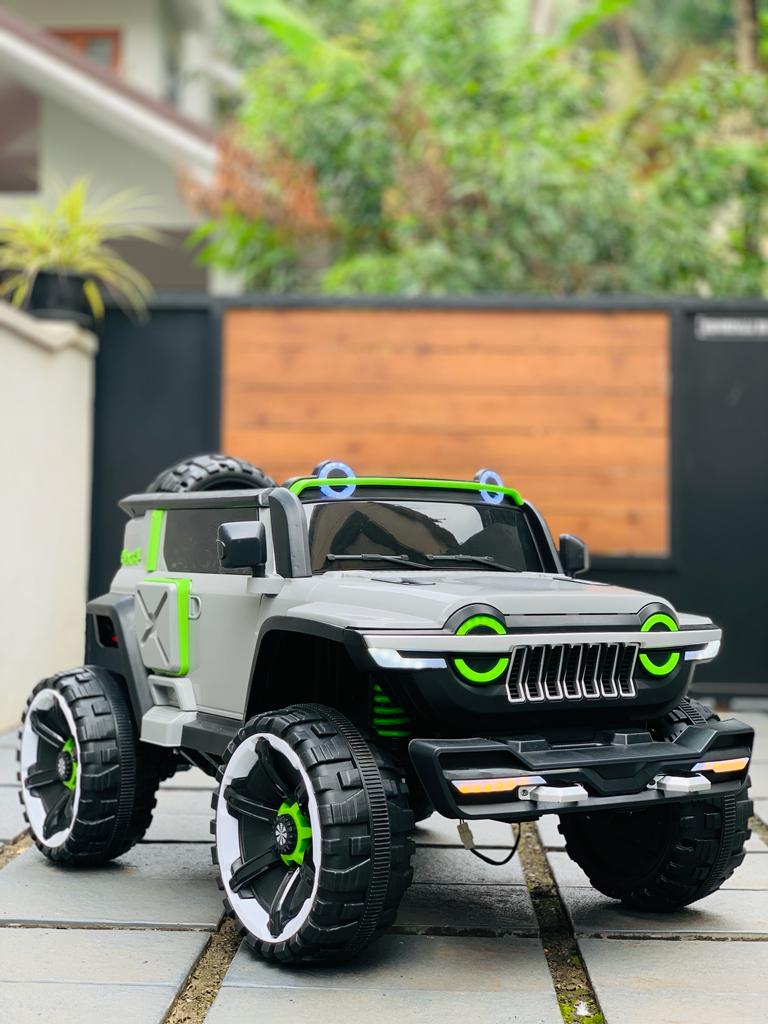 Hulk 4X4 Monster Rechargeable Jeep I Large Size 4 Motors I Premium Quality I Top End Configuration | 1-12 Years