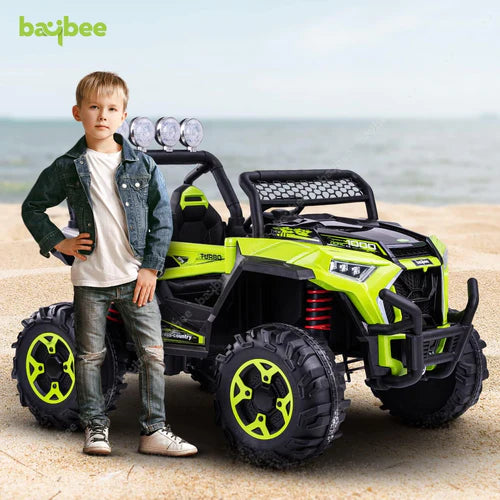 Baybee Wrath Rechargeable Battery Operated Jeep for Kids, Ride on Kids Car with Bluetooth, Music & Light